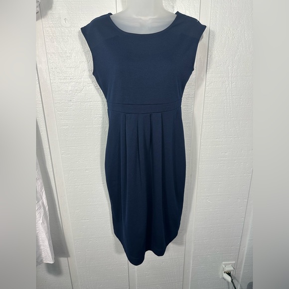 Old Navy Maternity Sleeveless Dress Navy Blue Size XSmall EUC - Picture 1 of 12